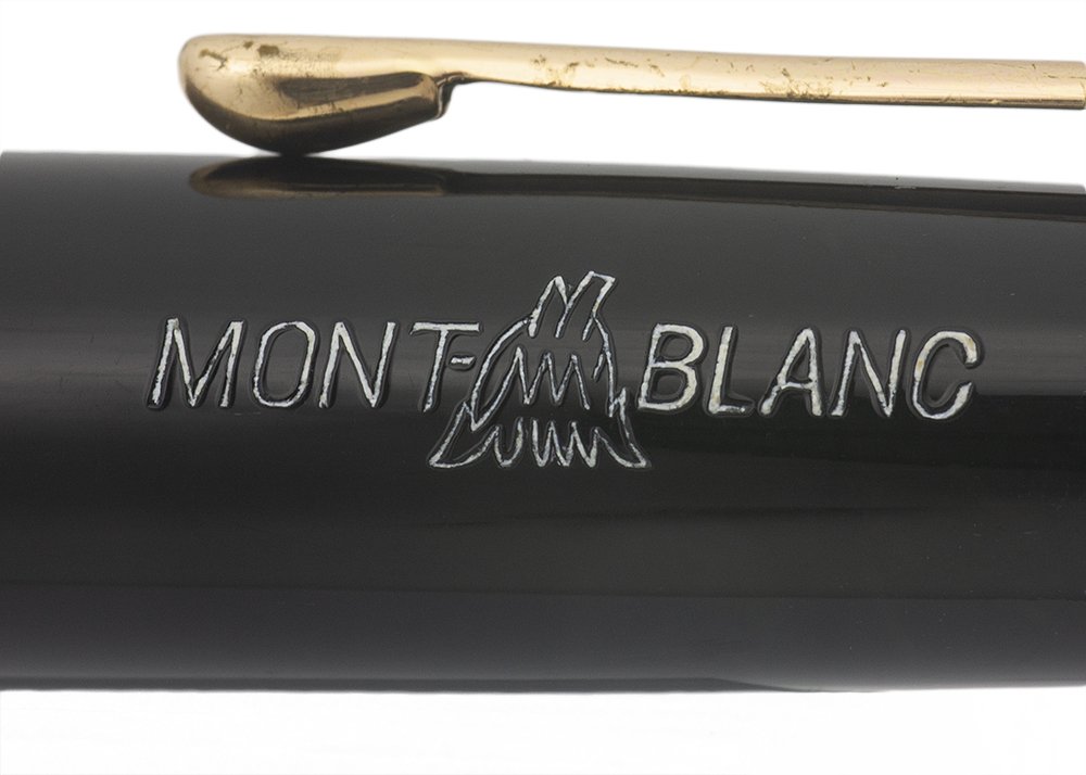 Montblanc 342G Fountain Pen (1950s) -- Basic Black w GP Trim